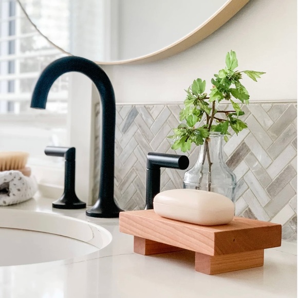 Revival Goods Wooden Soap Dish Cherry - Picture 3 of 3